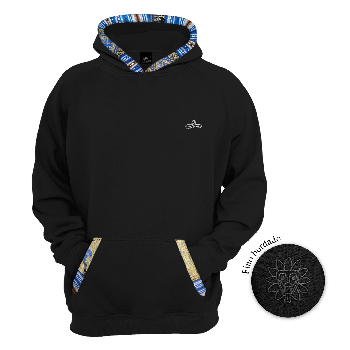 SUDADERA KUKULCAN NEGRO