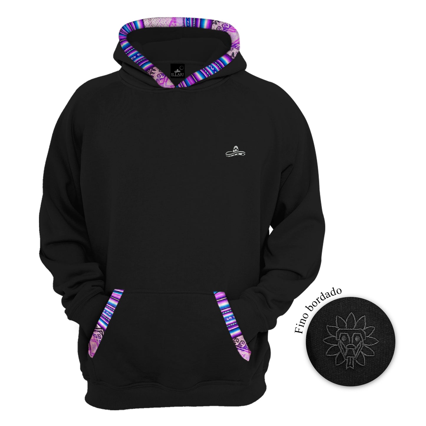 SUDADERA KUKULCAN NEGRO