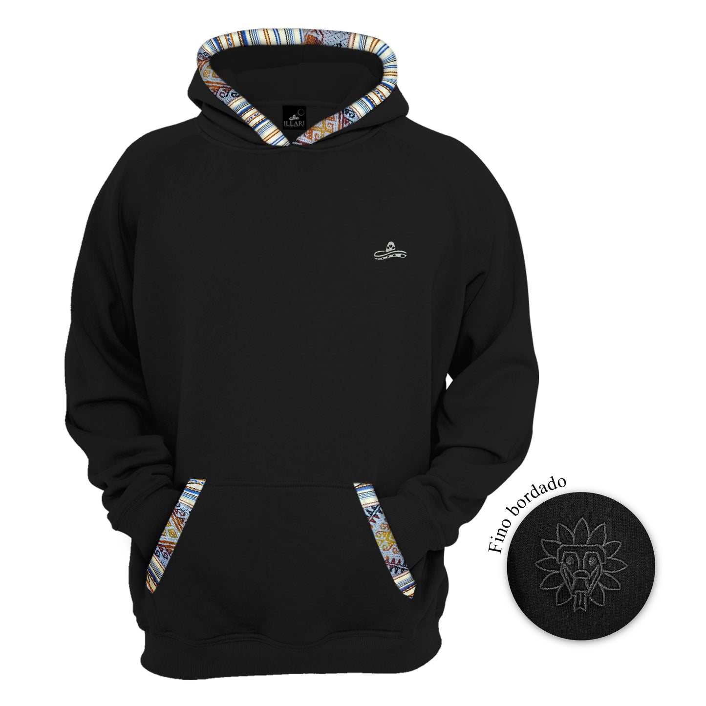 SUDADERA KUKULCAN NEGRO