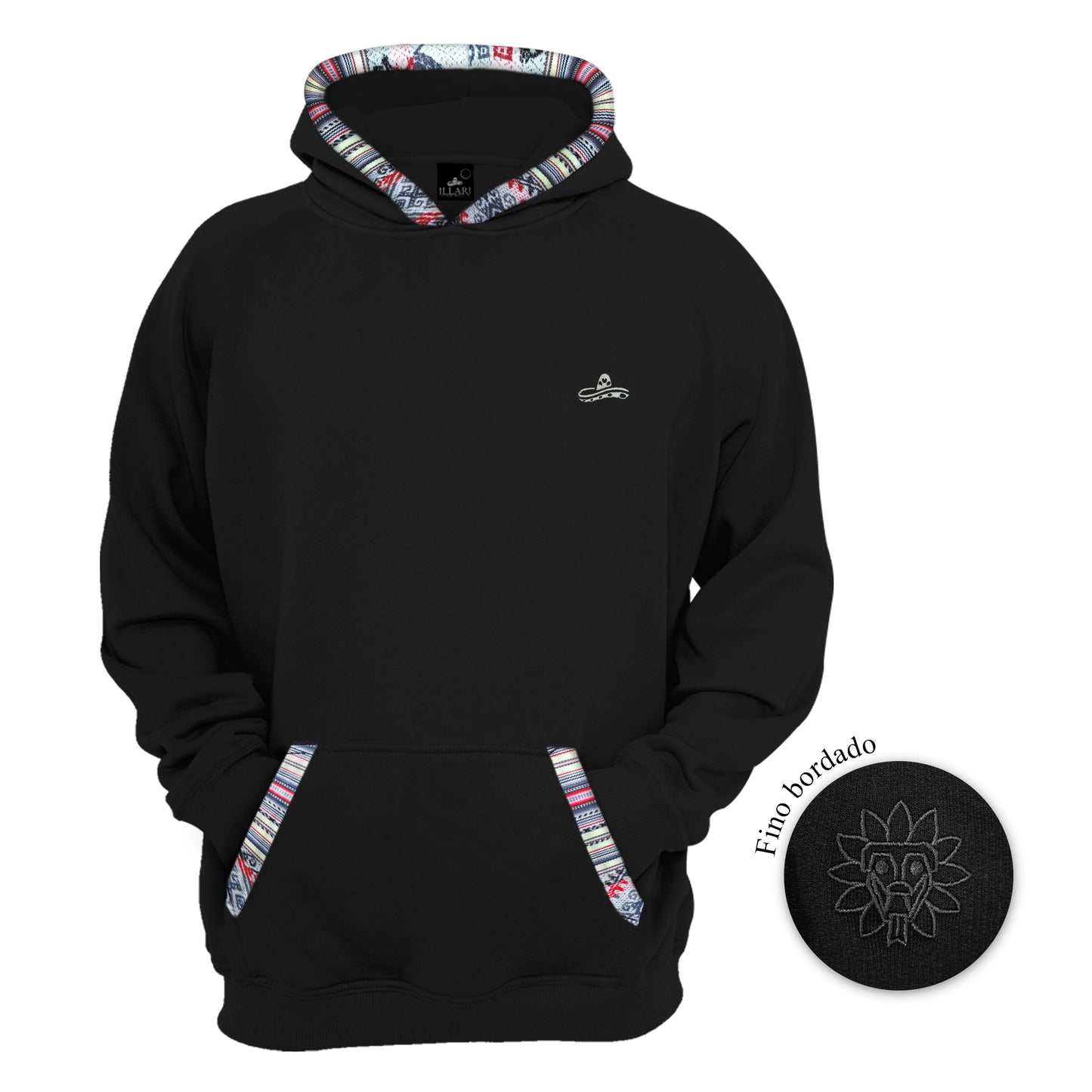 SUDADERA KUKULCAN NEGRO