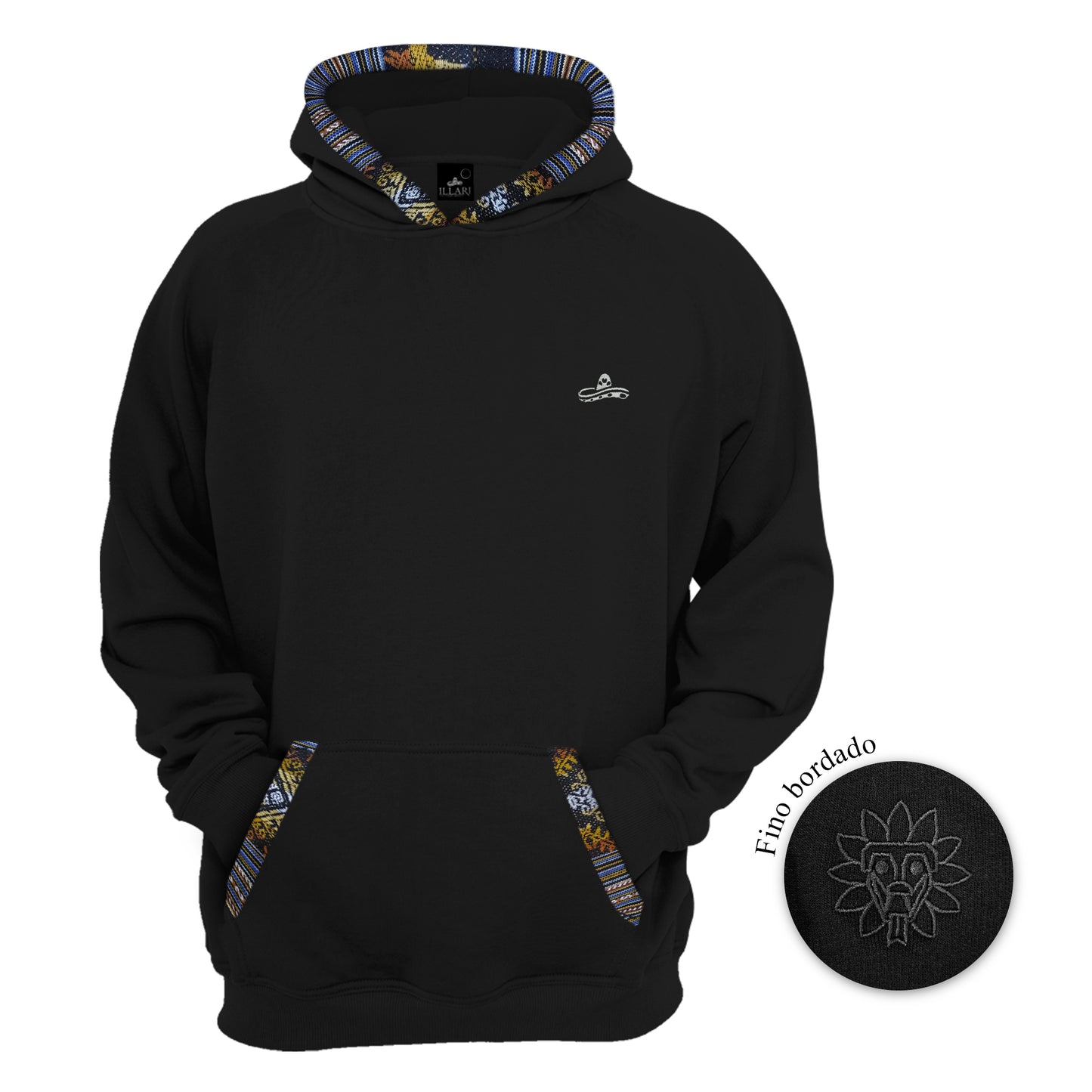 SUDADERA KUKULCAN NEGRO