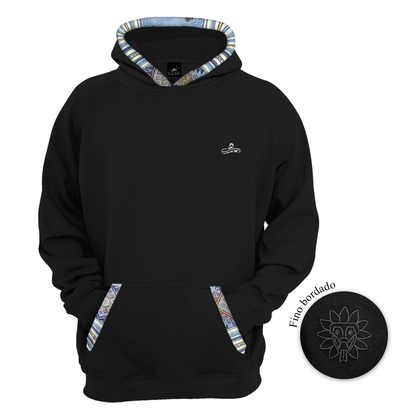 SUDADERA KUKULCAN NEGRO