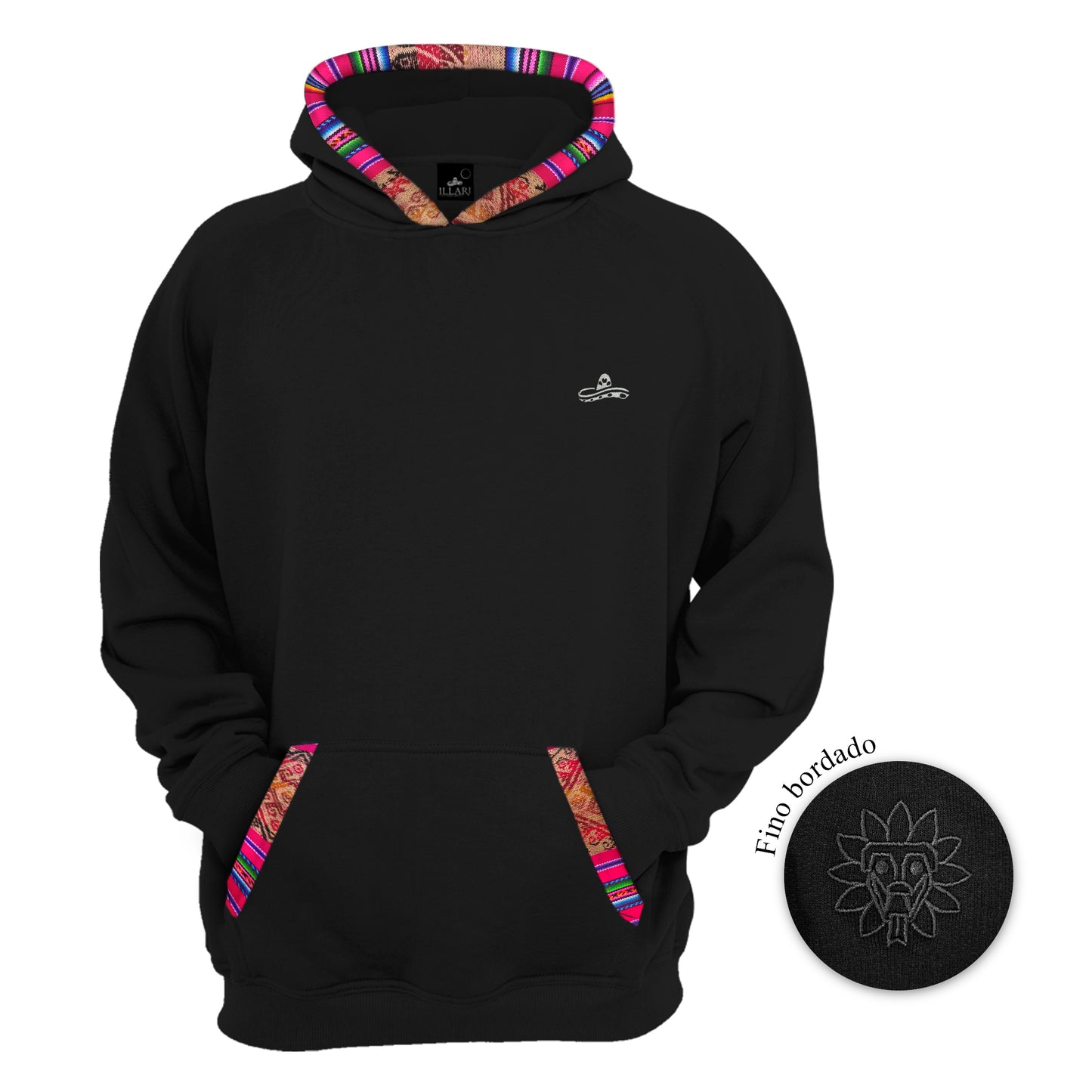 SUDADERA KUKULCAN NEGRO