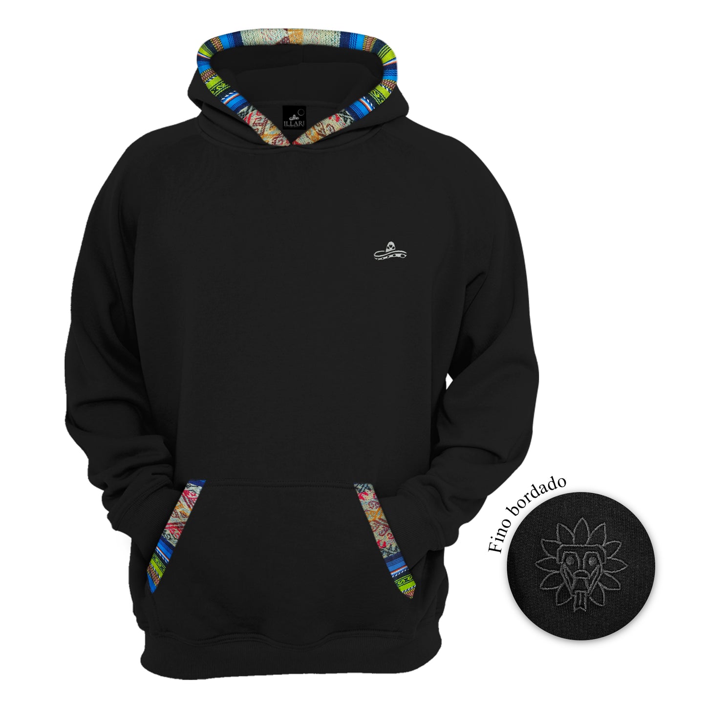 SUDADERA KUKULCAN NEGRO