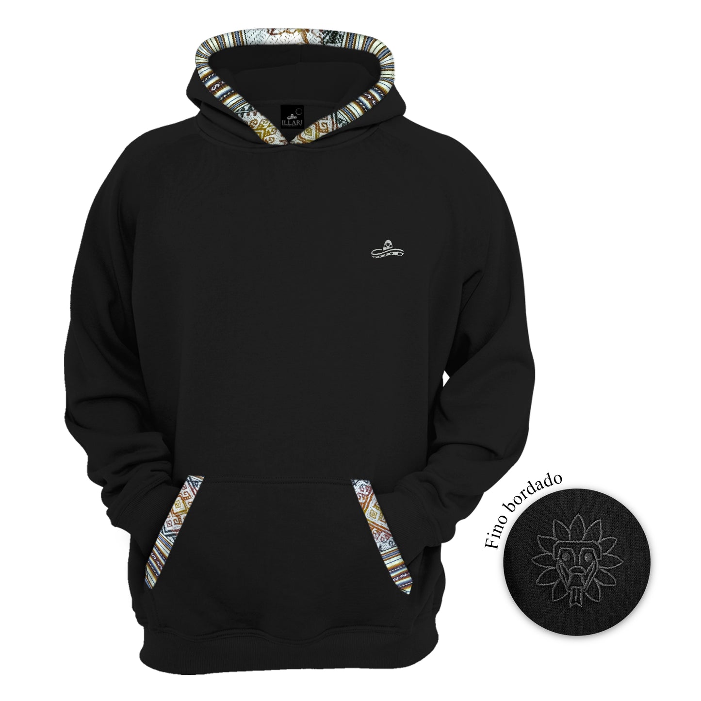 SUDADERA KUKULCAN NEGRO