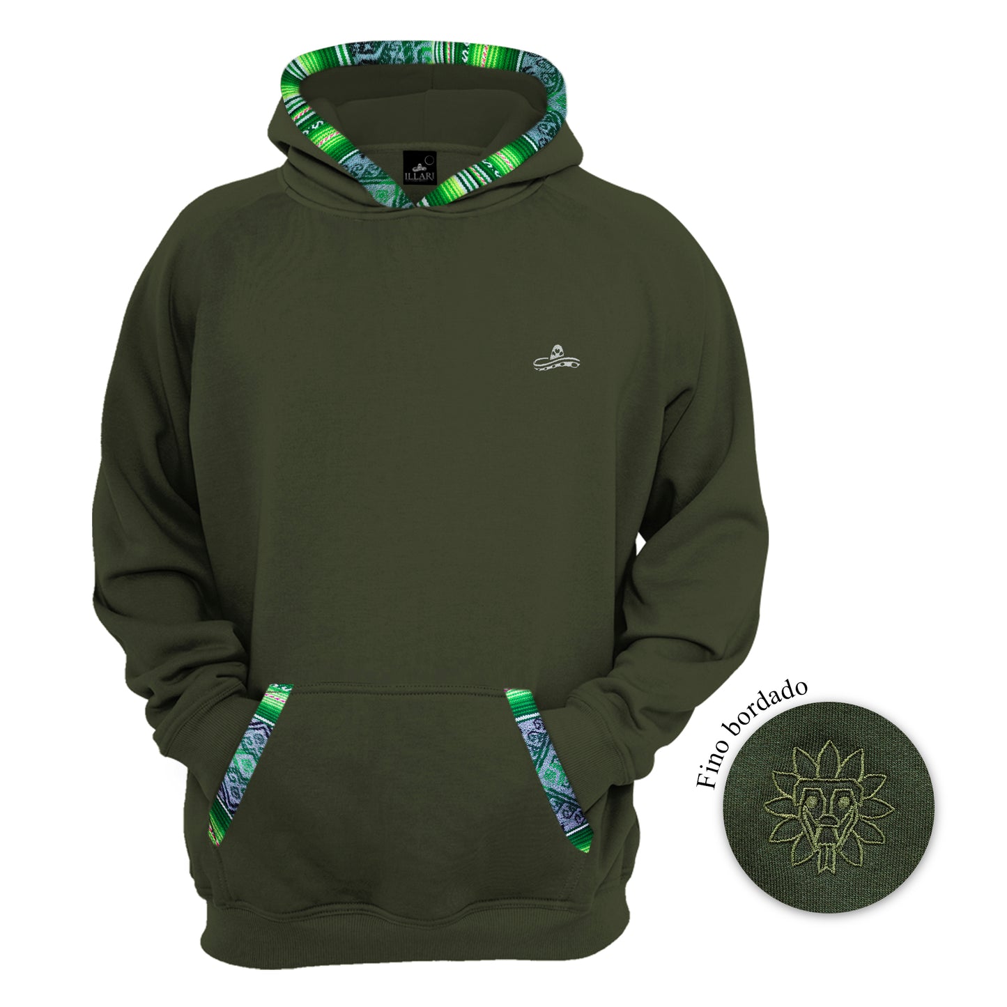 SUDADERA KUKULCAN VERDE