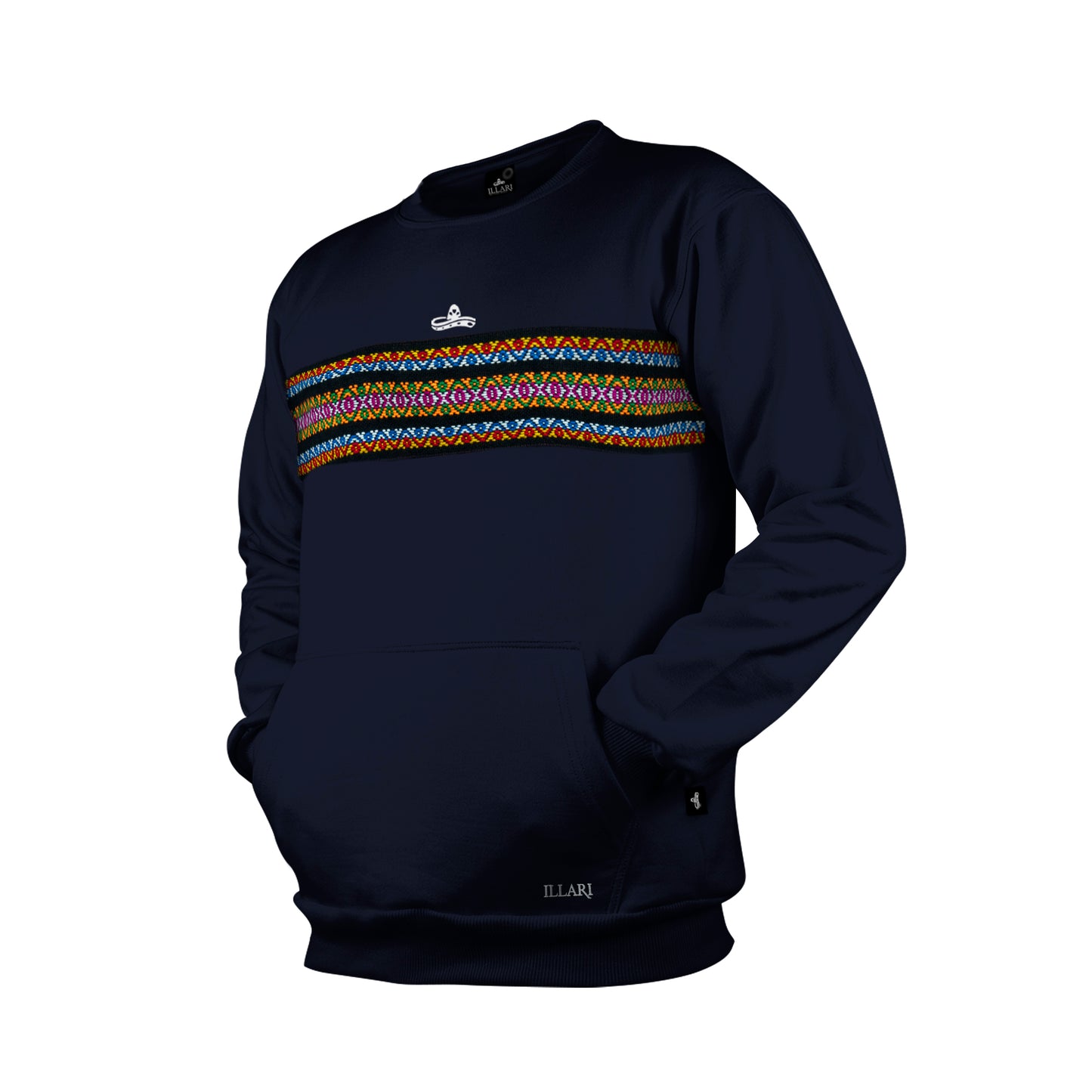 SUDADERA TEOTIHUACÁN AZUL MARINO