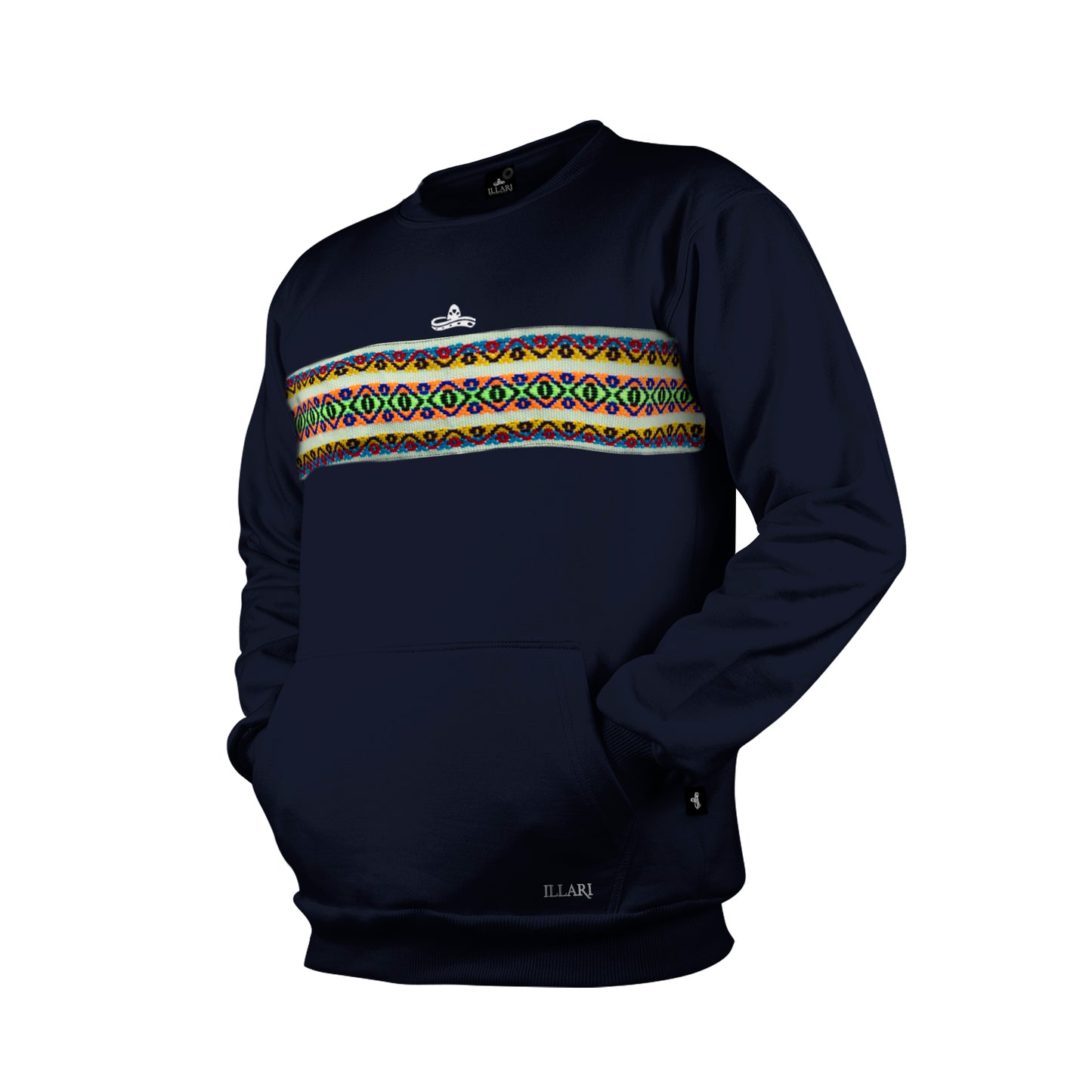 SUDADERA TEOTIHUACÁN AZUL MARINO
