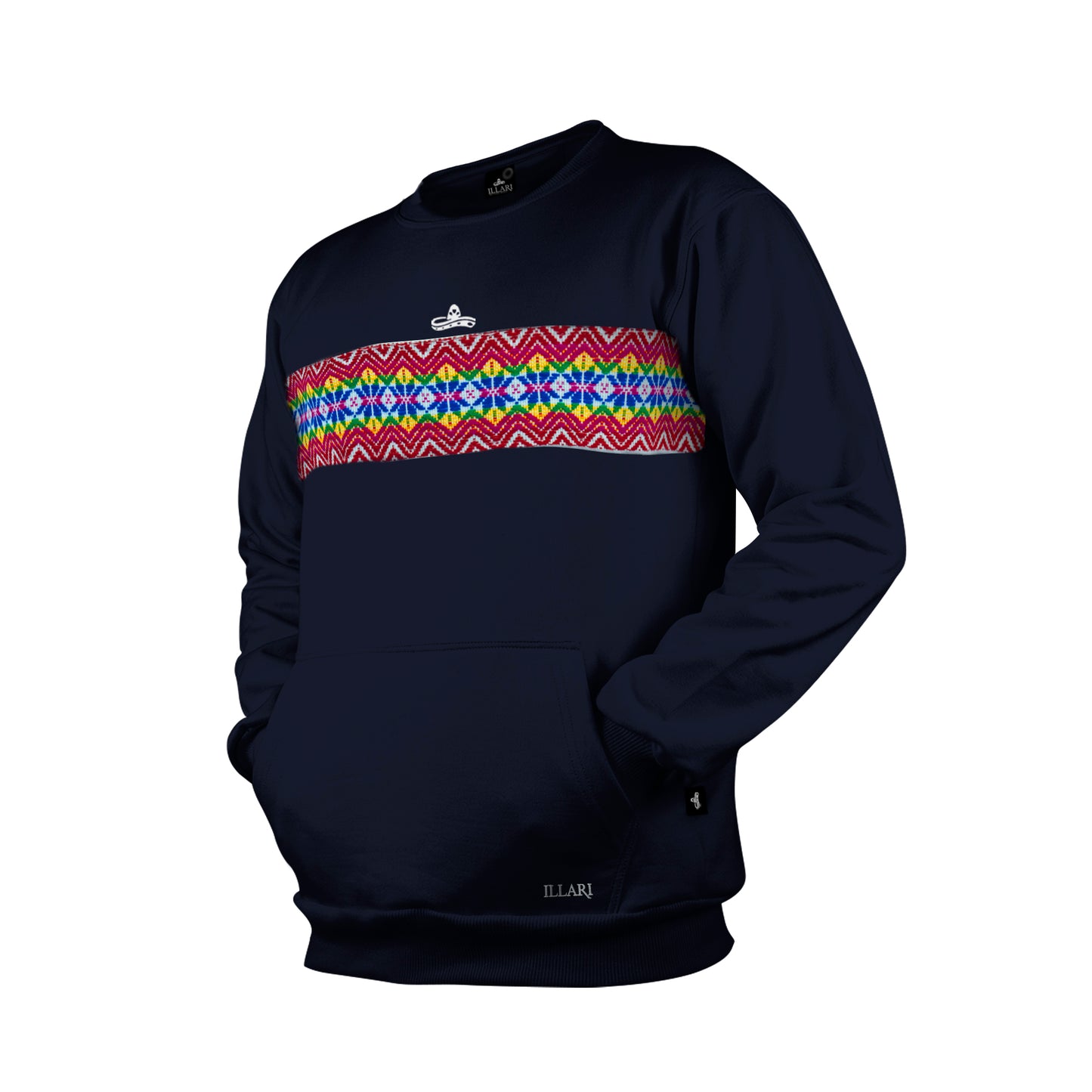 SUDADERA TEOTIHUACÁN AZUL MARINO