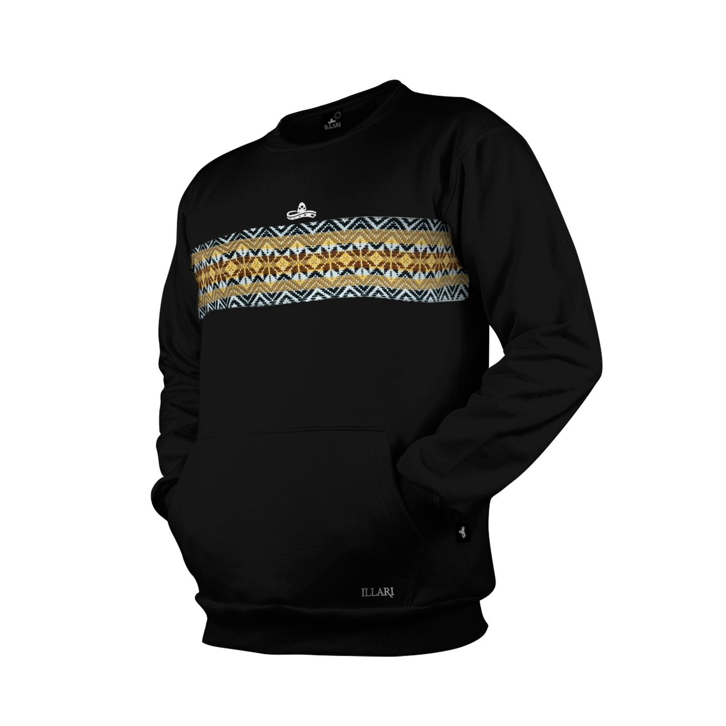 SUDADERA TEOTIHUACÁN NEGRO