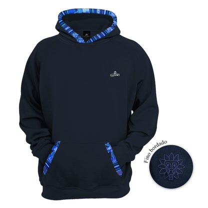 SUDADERA KUKULCAN AZUL ACERO