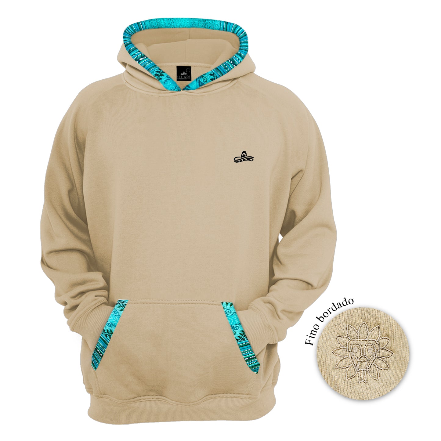SUDADERA KUKULCAN BEIGE