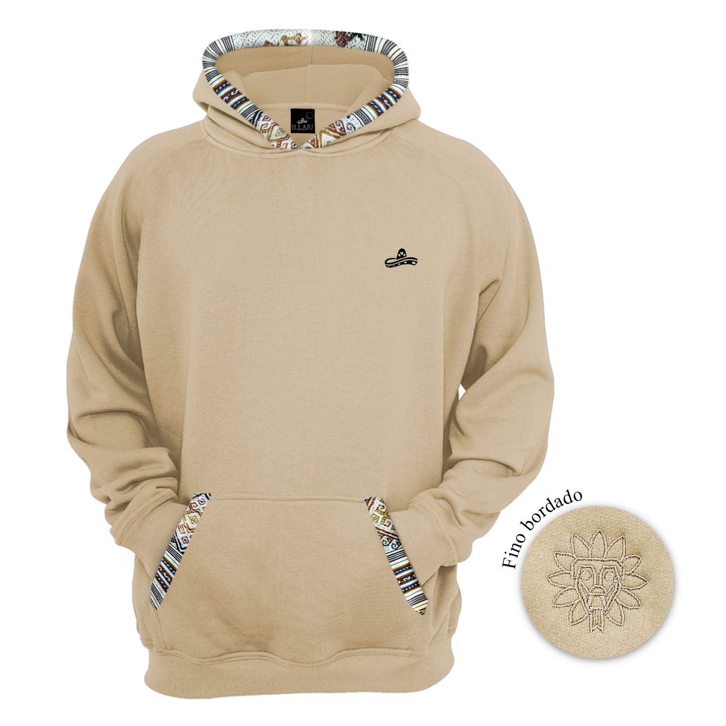 SUDADERA KUKULCAN BEIGE
