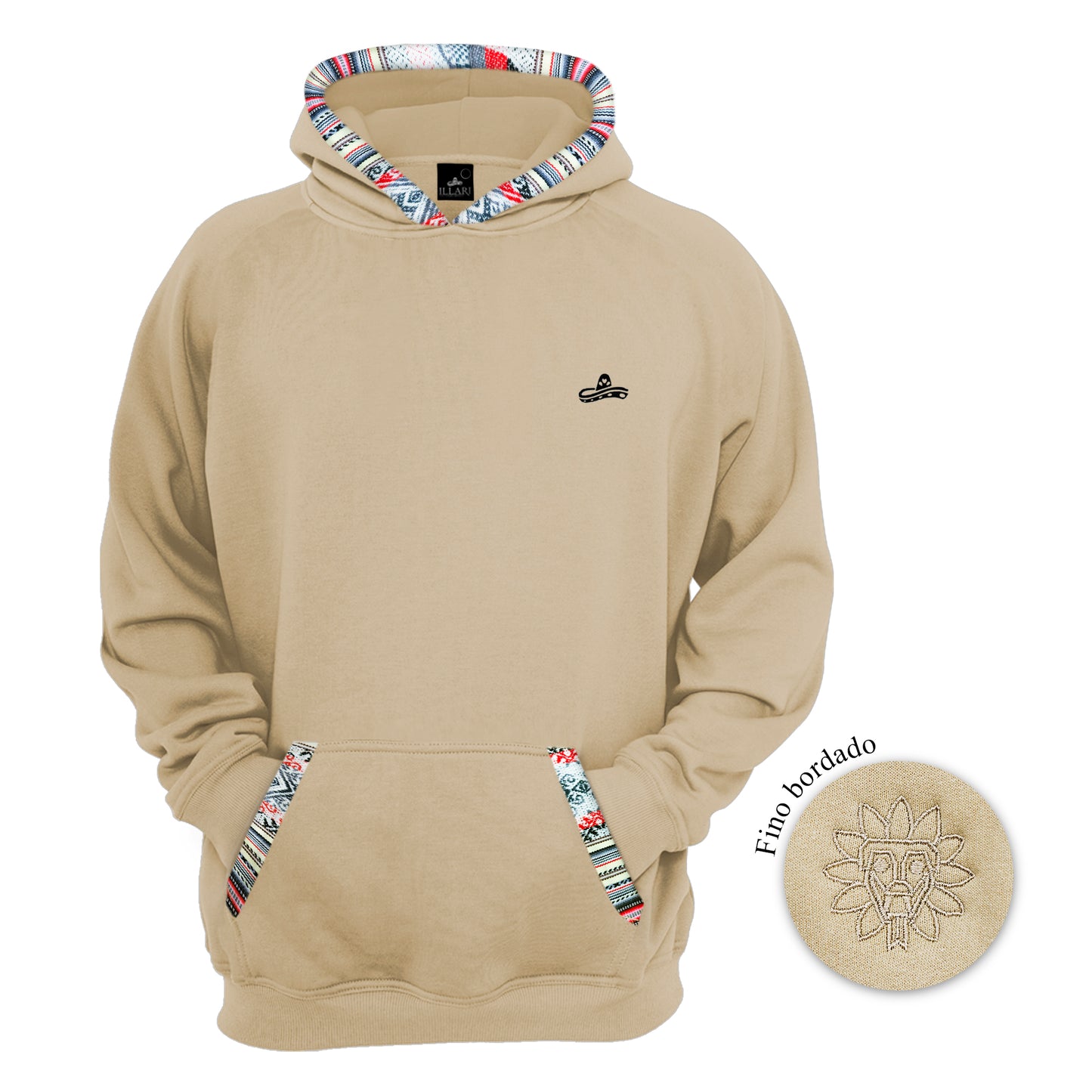SUDADERA KUKULCAN BEIGE 1