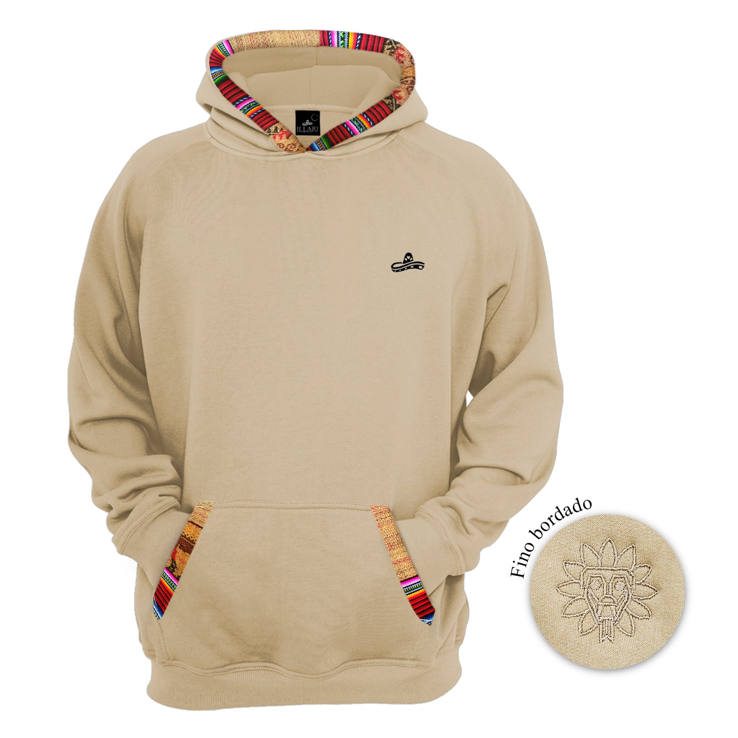 SUDADERA KUKULCAN BEIGE 2