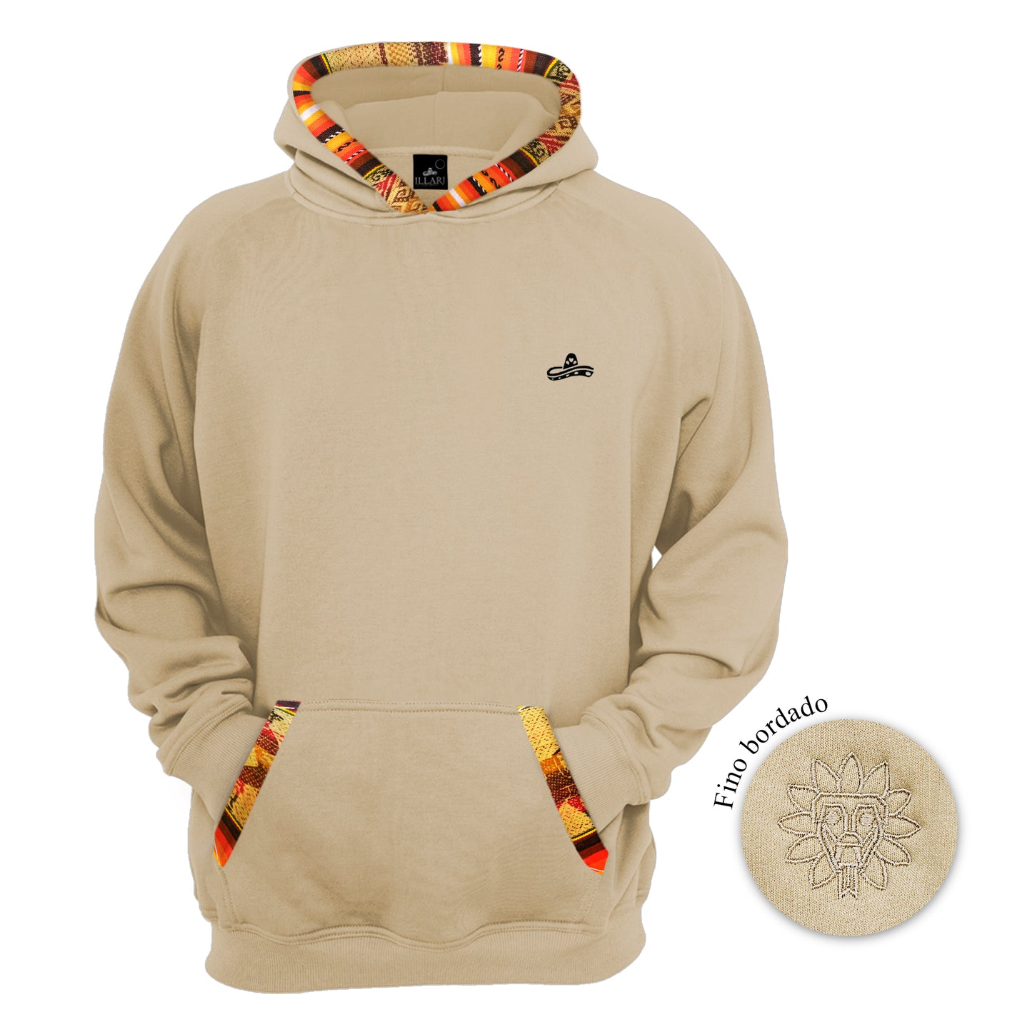 SUDADERA KUKULCAN BEIGE 2