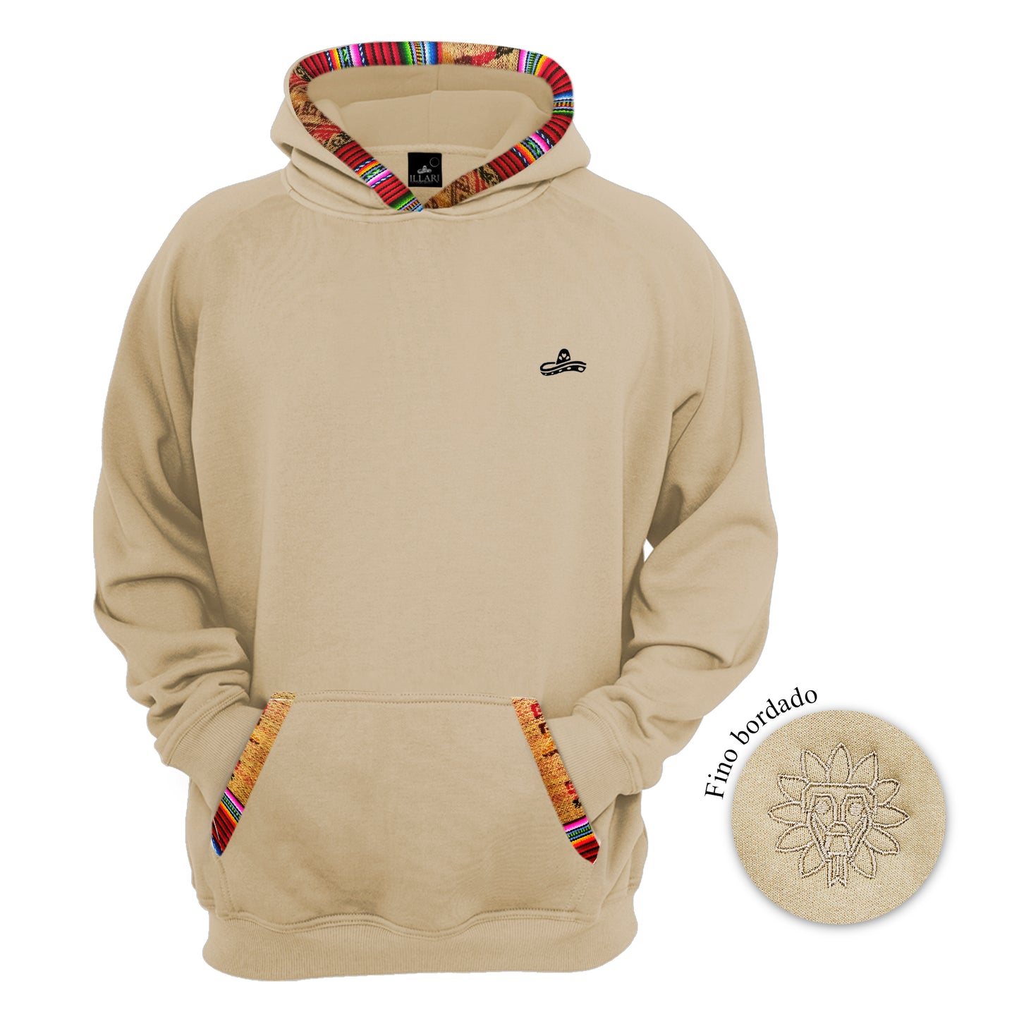 SUDADERA KUKULCAN BEIGE 2