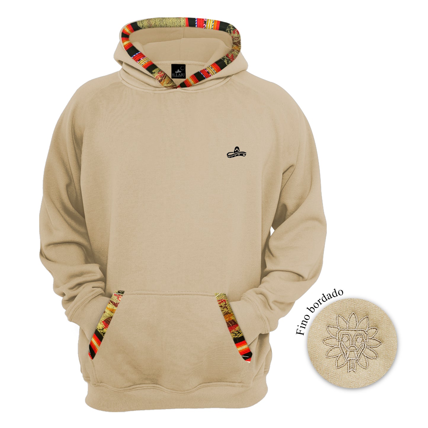 SUDADERA KUKULCAN BEIGE 2