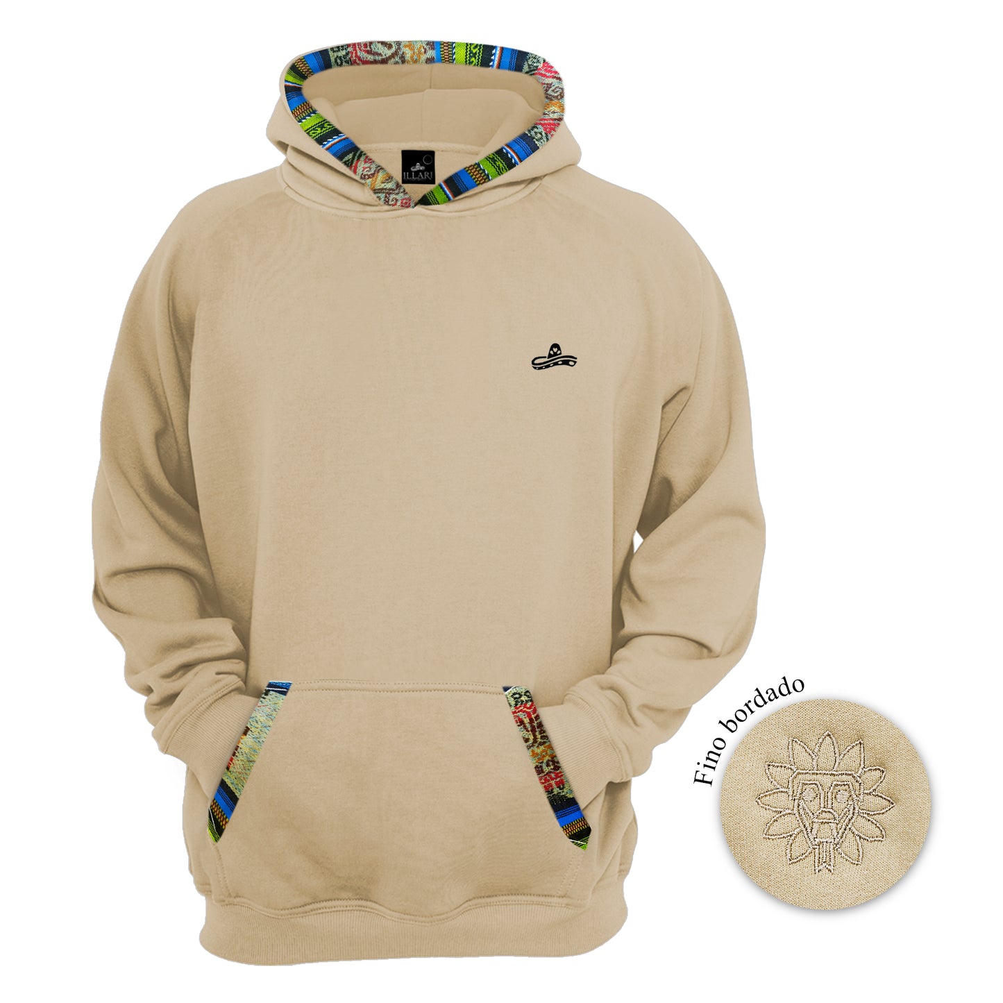 SUDADERA KUKULCAN BEIGE 2