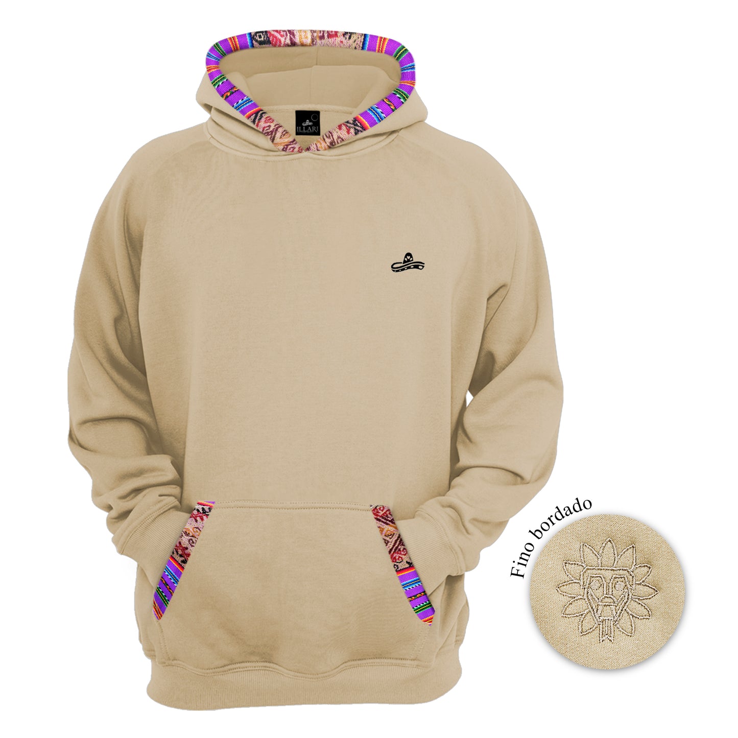 SUDADERA KUKULCAN BEIGE