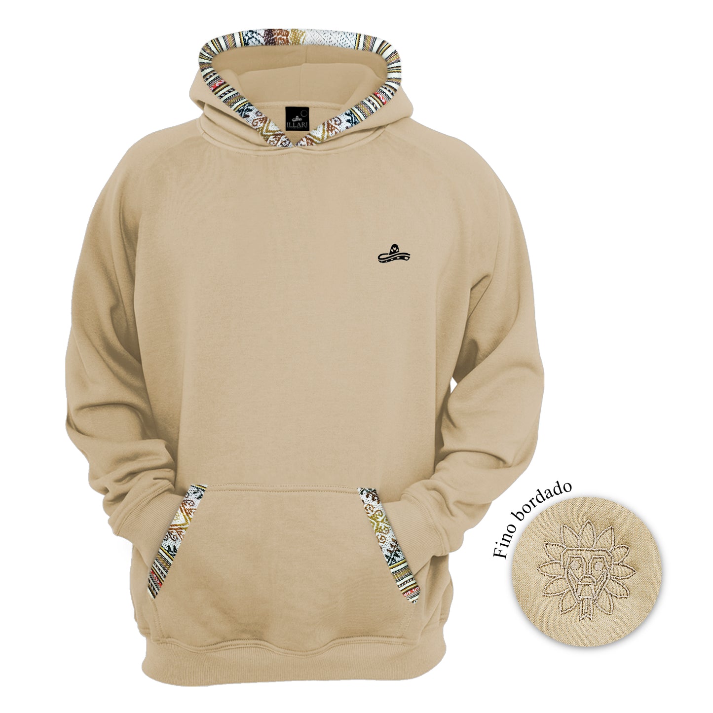 SUDADERA KUKULCAN BEIGE