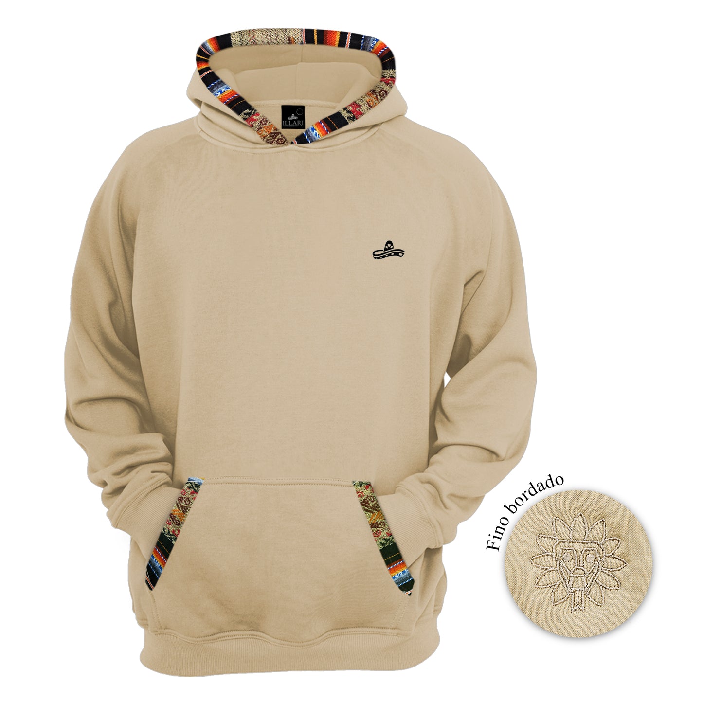 SUDADERA KUKULCAN BEIGE