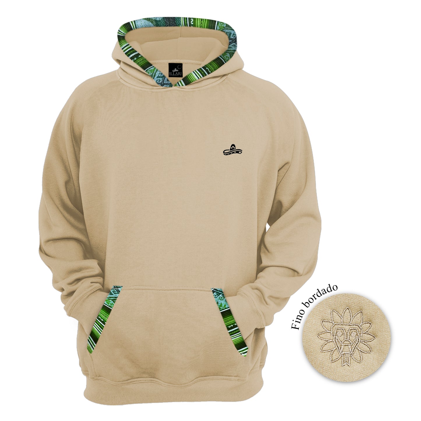 SUDADERA KUKULCAN BEIGE 1