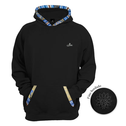 SUDADERA KUKULCAN NEGRO