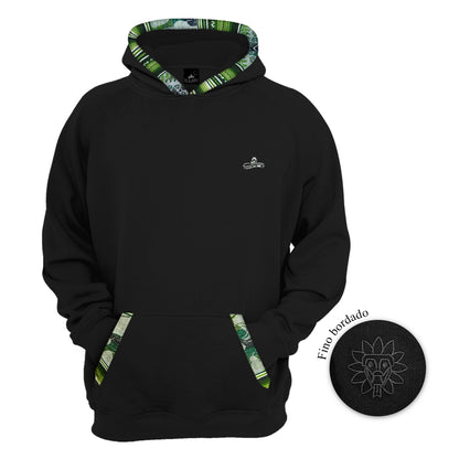 SUDADERA KUKULCAN NEGRO