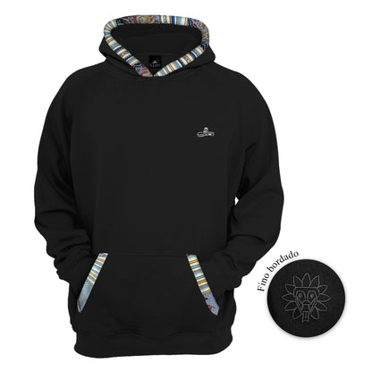 SUDADERA KUKULCAN NEGRO