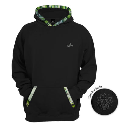 SUDADERA KUKULCAN NEGRO