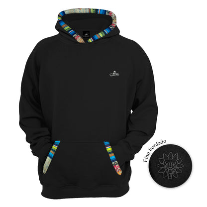 SUDADERA KUKULCAN NEGRO