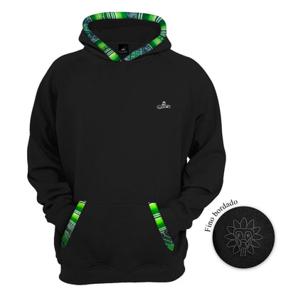 SUDADERA KUKULCAN NEGRO