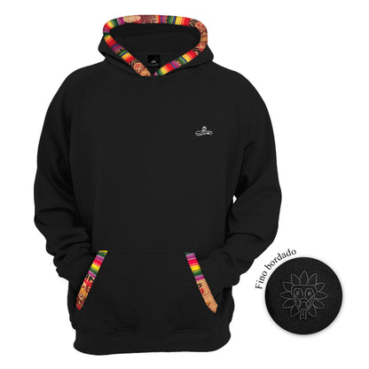 SUDADERA KUKULCAN NEGRO