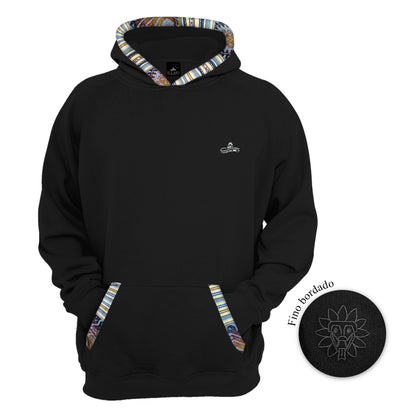 SUDADERA KUKULCAN NEGRO