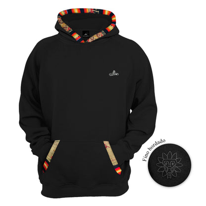 SUDADERA KUKULCAN NEGRO