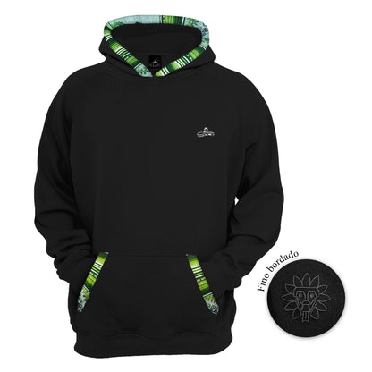 SUDADERA KUKULCAN NEGRO
