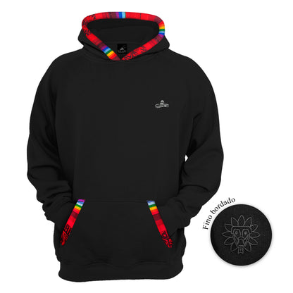 SUDADERA KUKULCAN NEGRO