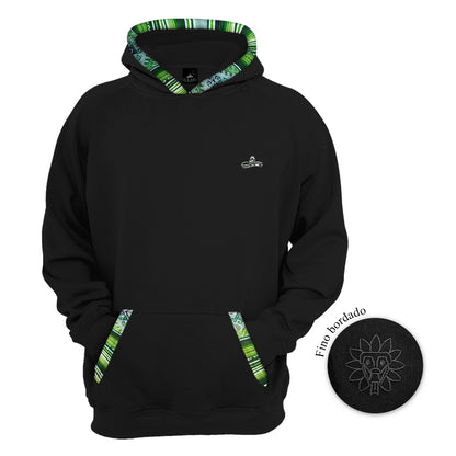 SUDADERA KUKULCAN NEGRO