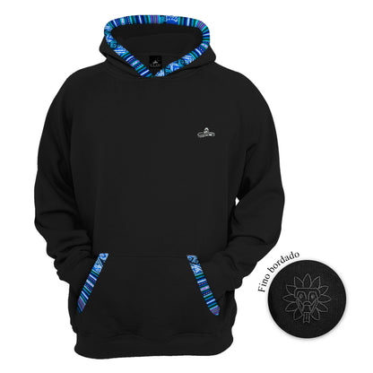 SUDADERA KUKULCAN NEGRO