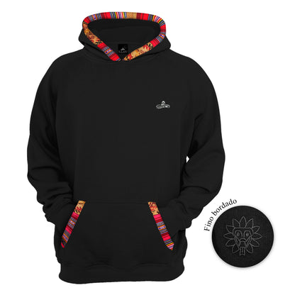 SUDADERA KUKULCAN NEGRO