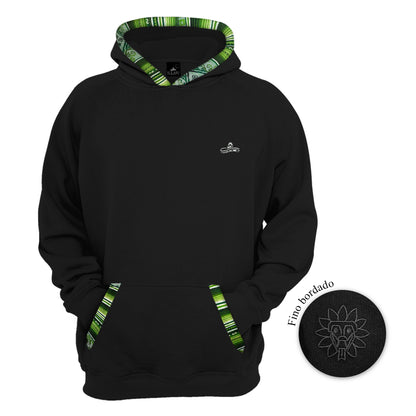 SUDADERA KUKULCAN NEGRO