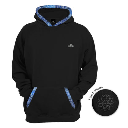 SUDADERA KUKULCAN NEGRO