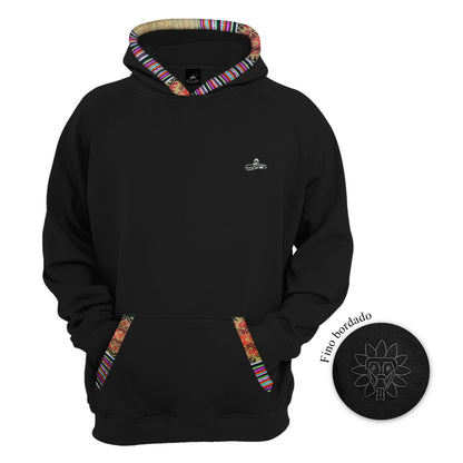 SUDADERA KUKULCAN NEGRO