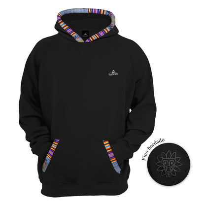 SUDADERA KUKULCAN NEGRO