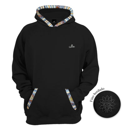 SUDADERA KUKULCAN NEGRO