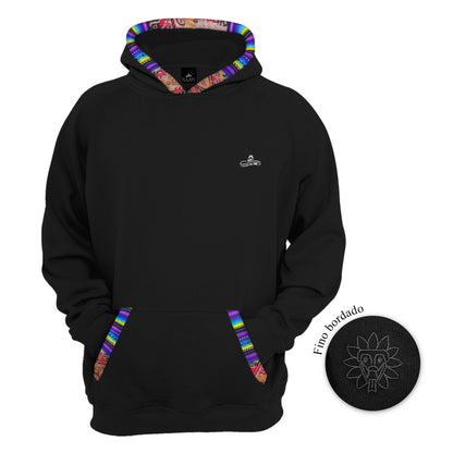 SUDADERA KUKULCAN NEGRO