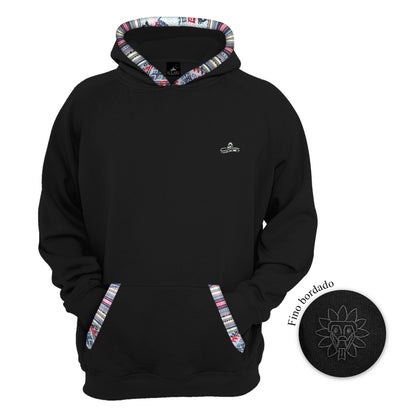 SUDADERA KUKULCAN NEGRO