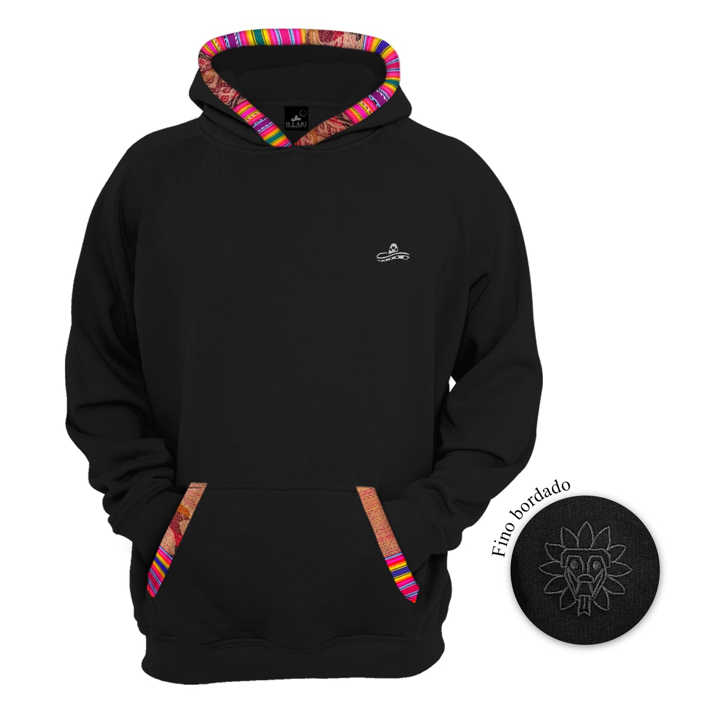 SUDADERA KUKULCAN NEGRO