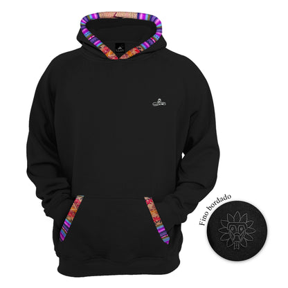 SUDADERA KUKULCAN NEGRO